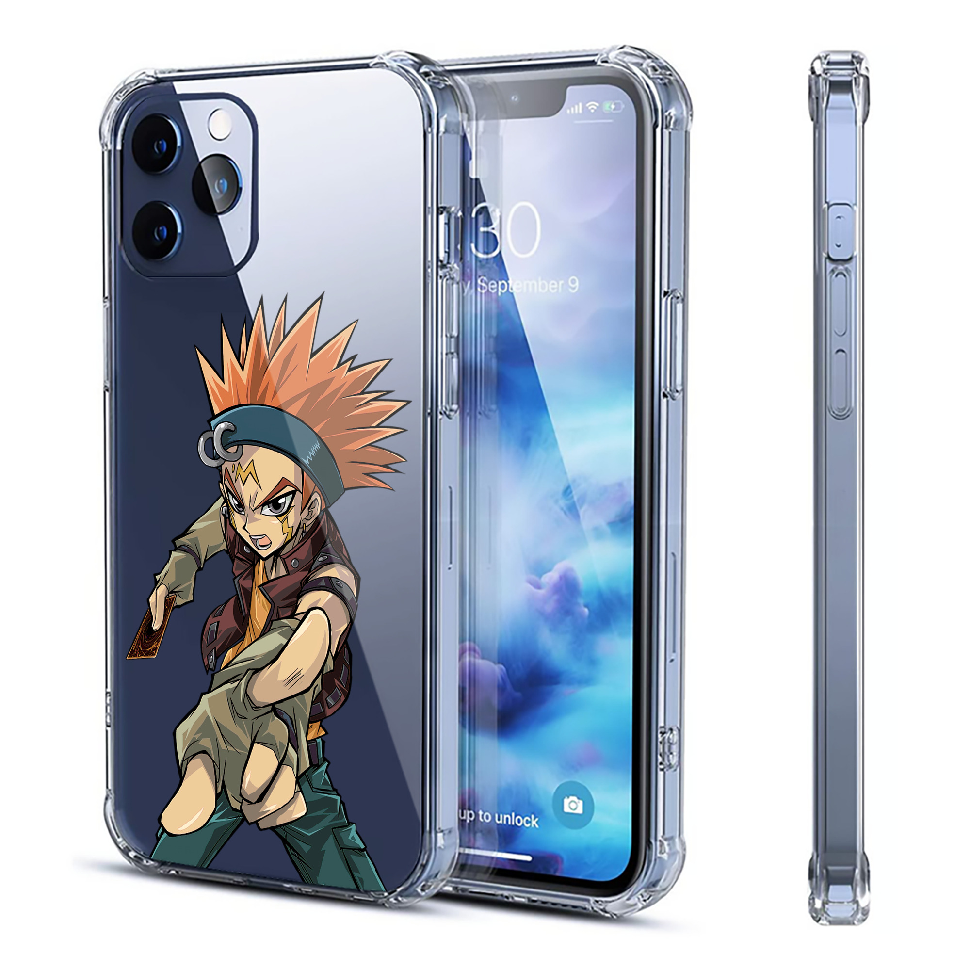 （画像用） 遊☆戯☆王 Yu-Gi-Oh! 【iPhone 12シリーズ対応】透明スマホケース（クリアソフトケース）